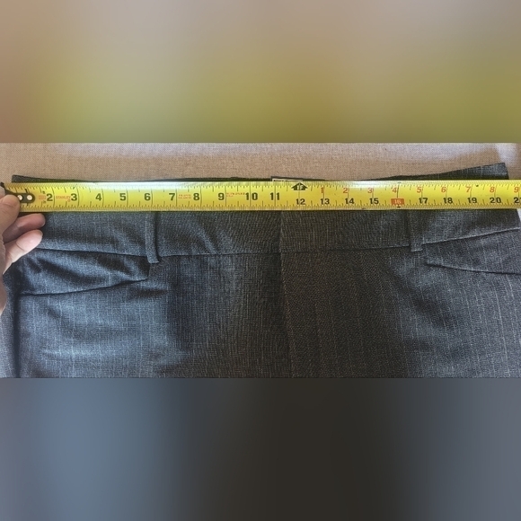 NWT $50 Women's Apt. 9 Mid Rise Boot Cut Tummy Control Dark Gray Black Pants NEW - Picture 9 of 11